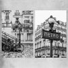 Paris Bicycle Pair rolled print is a high quality print in our city skyline, travel prints and maps collection