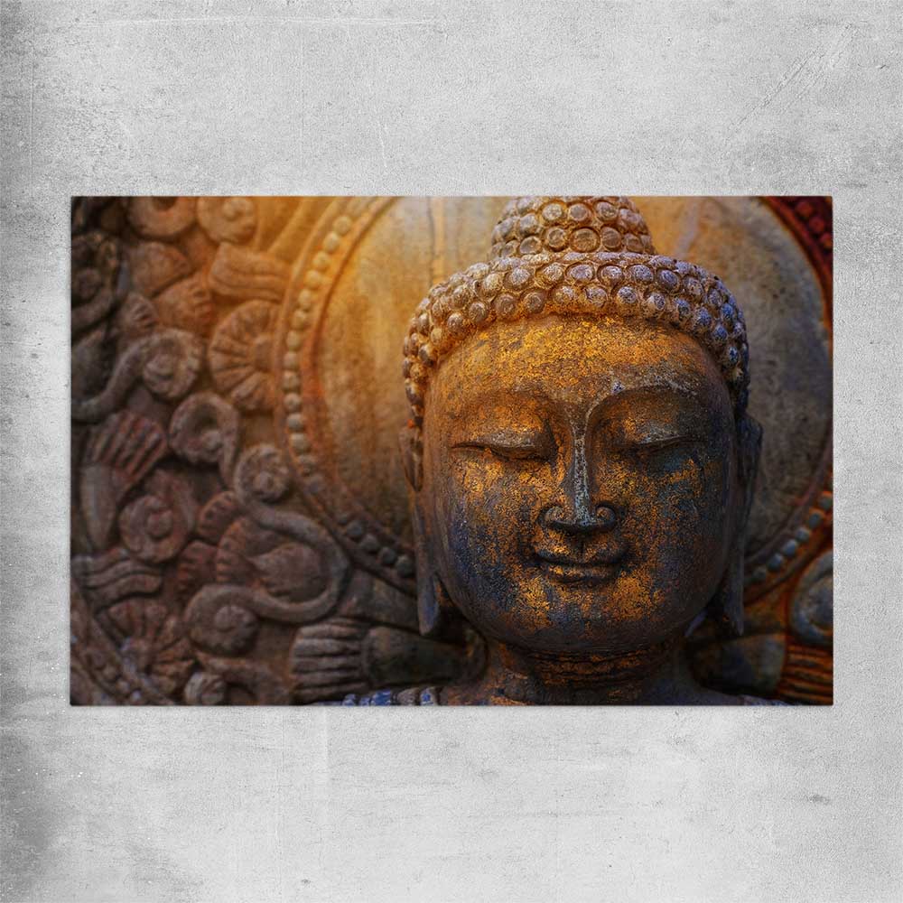 Rock Buddha rolled print is a high quality print in our city skyline, travel prints and maps collection