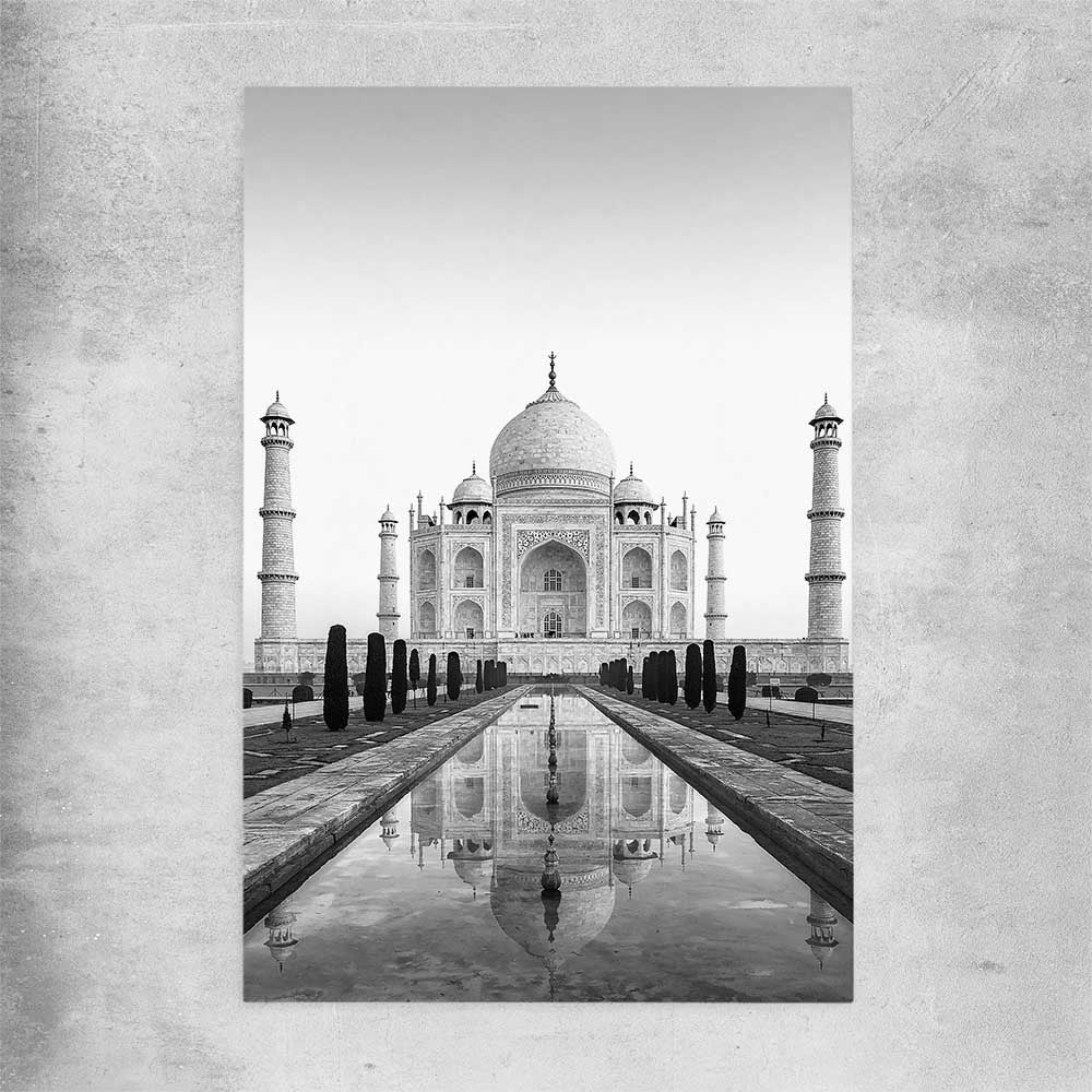Taj Mahal rolled print is a high quality print in our city skyline, travel prints and maps collection