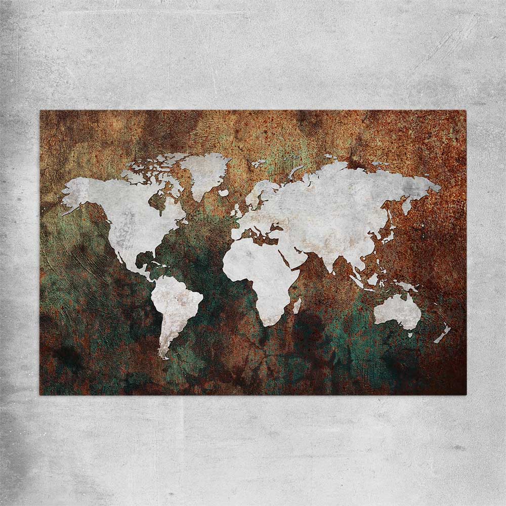 World Grunge rolled print is a high quality print in our city skyline, travel prints and maps collection