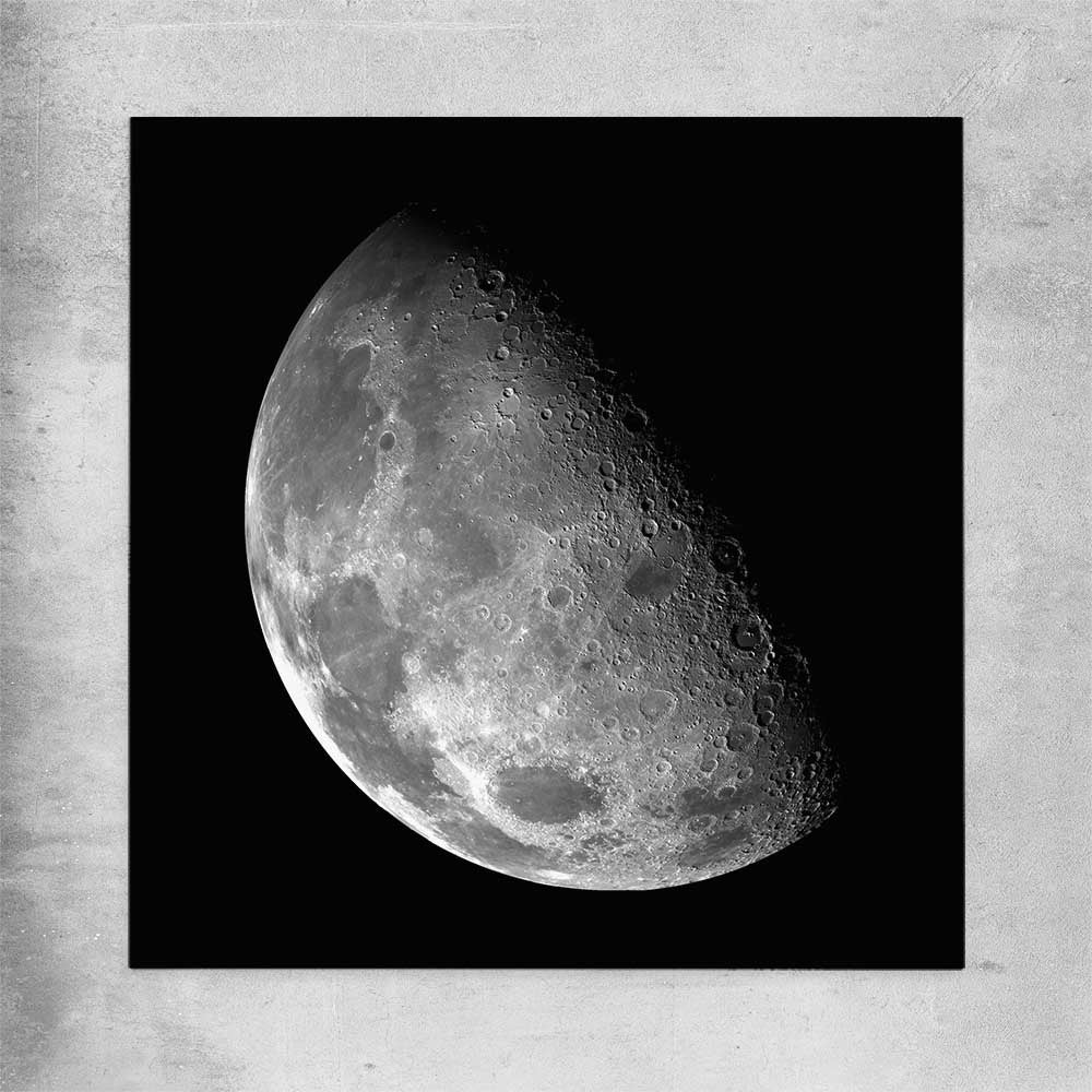 Space prints and wall art of The Moon on a rolled print