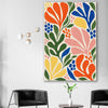 Chromatic Garden stretched canvas displayed in a room - part of our high quality canvas abstract wall art collection