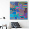 Colour has Life stretched canvas displayed in a room - part of our high quality canvas abstract wall art collection