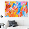 Colour Rays stretched canvas displayed in a room - part of our high quality canvas abstract wall art collection