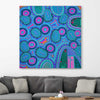 Colours are Encryptic stretched canvas displayed in a room - part of our high quality canvas abstract wall art collection
