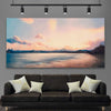 Dawn at Sea stretched canvas displayed in a room - part of our high quality canvas abstract wall art collection