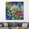 Flourished Dots stretched canvas displayed in a room - part of our high quality canvas abstract wall art collection