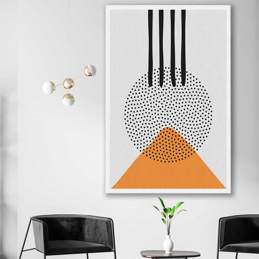 Formations One stretched canvas displayed in a room - part of our high quality canvas abstract wall art collection