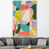 Layered Open Colour stretched canvas displayed in a room - part of our high quality canvas abstract wall art collection