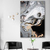 Mesmerizing Tones stretched canvas displayed in a room - part of our high quality canvas abstract wall art collection