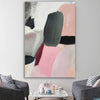 Pastel Strokes stretched canvas displayed in a room - part of our high quality canvas abstract wall art collection