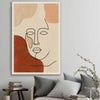 Portrait Daydream stretched canvas displayed in a room - part of our high quality canvas abstract wall art collection