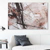 Sharp Strokes stretched canvas displayed in a room - part of our high quality canvas abstract wall art collection