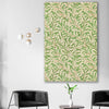 Classic wall art and canvas print of Willow Bough William Morris on a stretched canvas displayed in a room
