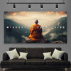 Mindset is Everything stretched canvas displayed in a room - part of our high quality fashion canvas wall art and prints collection