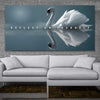 Reflect On Yourself stretched canvas displayed in a room - part of our high quality fashion canvas wall art and prints collection
