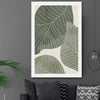 Floral print of Vintage Floral Two on a stretched canvas displayed in a room