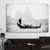 Venice Gondola Ride stretched canvas displayed in a room is a high quality print in our city skyline, travel prints and maps collection