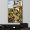 Provence In Bloom stretched canvas displayed in a room is a high quality print in our city skyline, travel prints and maps collection