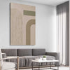 Arches No. 1 stretched canvas displayed from an angle in a room - part of our high quality canvas abstract wall art collection