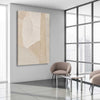 Quiet Forms stretched canvas displayed from an angle in a room - part of our high quality canvas abstract wall art collection