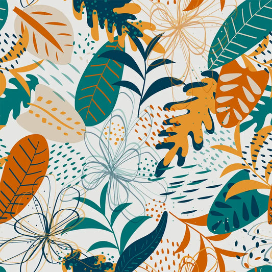 Terracotta Tropics Wallpaper