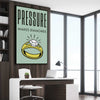 Inspirational wall art print of Diamond Pressure on a stretched canvas displayed from an angle in a room