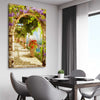 Beautiful Italian Arch stretched canvas displayed from an angle in a room is a high quality print in our city skyline, travel prints and maps collection