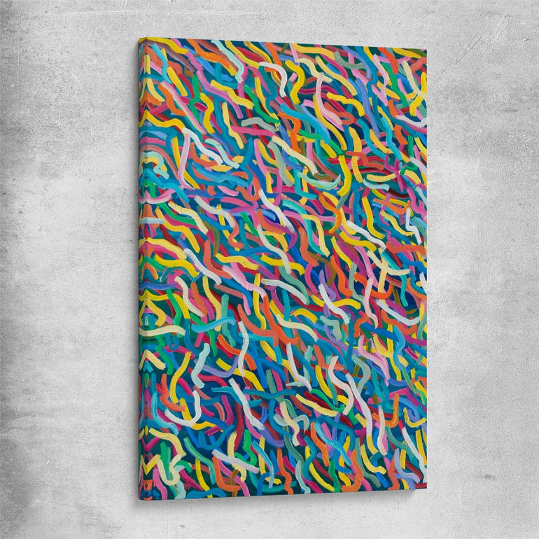 Auras Reflect You stretched canvas - part of our high quality canvas abstract wall art collection