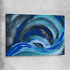 Blue Ether stretched canvas - part of our high quality canvas abstract wall art collection