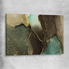 Brown Marble Flow stretched canvas - part of our high quality canvas abstract wall art collection