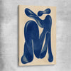 Cobalt Forms I stretched canvas - part of our high quality canvas abstract wall art collection