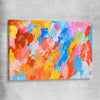 Colour Rays stretched canvas - part of our high quality canvas abstract wall art collection