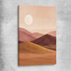 Desert Moonrise stretched canvas - part of our high quality canvas abstract wall art collection
