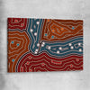 Dots of Night stretched canvas - part of our high quality canvas abstract wall art collection