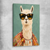 Drama Llama stretched canvas - part of our high quality canvas abstract wall art collection