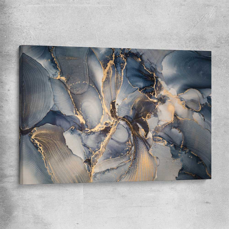 Fluid Swirls stretched canvas - part of our high quality canvas abstract wall art collection