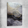 Gold Strokes stretched canvas - part of our high quality canvas abstract wall art collection