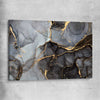 Grey Fissure stretched canvas - part of our high quality canvas abstract wall art collection