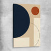 Midnight Sand Orbit stretched canvas - part of our high quality canvas abstract wall art collection