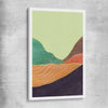 Nature Waves One stretched canvas - part of our high quality canvas abstract wall art collection