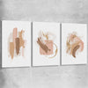 Neutral Strokes Set stretched canvas - part of our high quality canvas abstract wall art collection