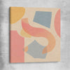 Paper and Pastel stretched canvas - part of our high quality canvas abstract wall art collection