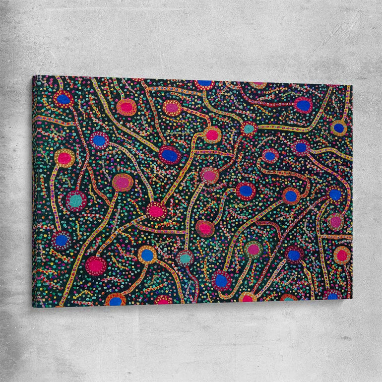 Rebirth's Energy stretched canvas - part of our high quality canvas abstract wall art collection