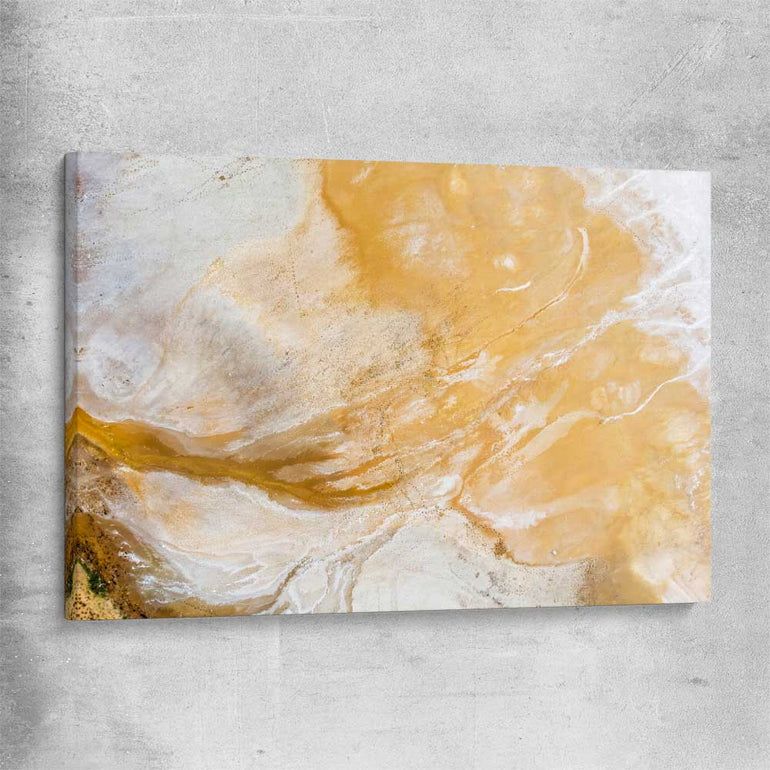 Salt Lake Aerial stretched canvas - part of our high quality canvas abstract wall art collection