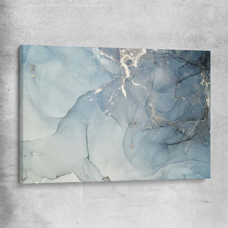 Silver Daze stretched canvas - part of our high quality canvas abstract wall art collection