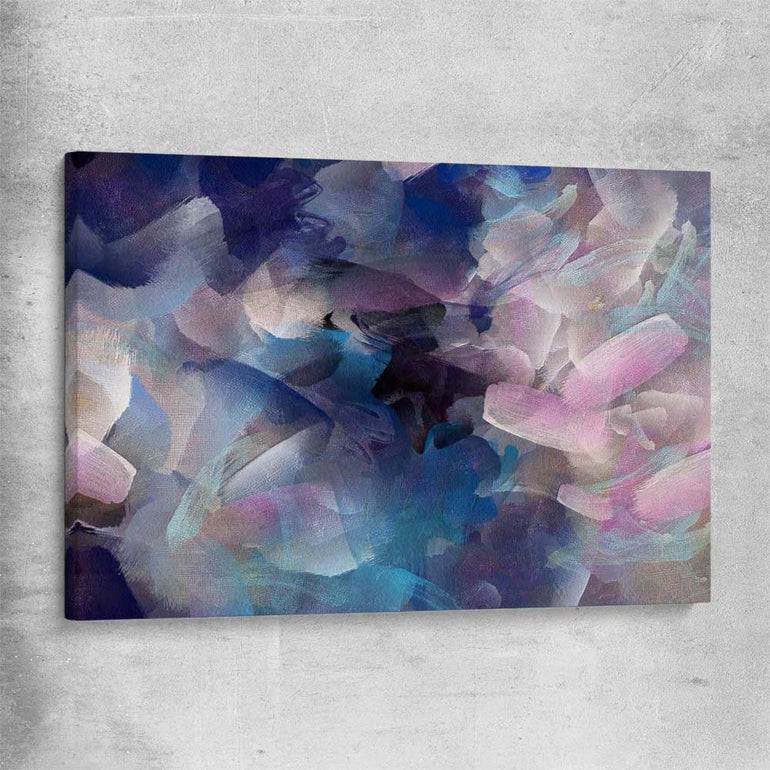 Simple Strokes stretched canvas - part of our high quality canvas abstract wall art collection