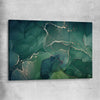 Turquoise Scatter stretched canvas - part of our high quality canvas abstract wall art collection