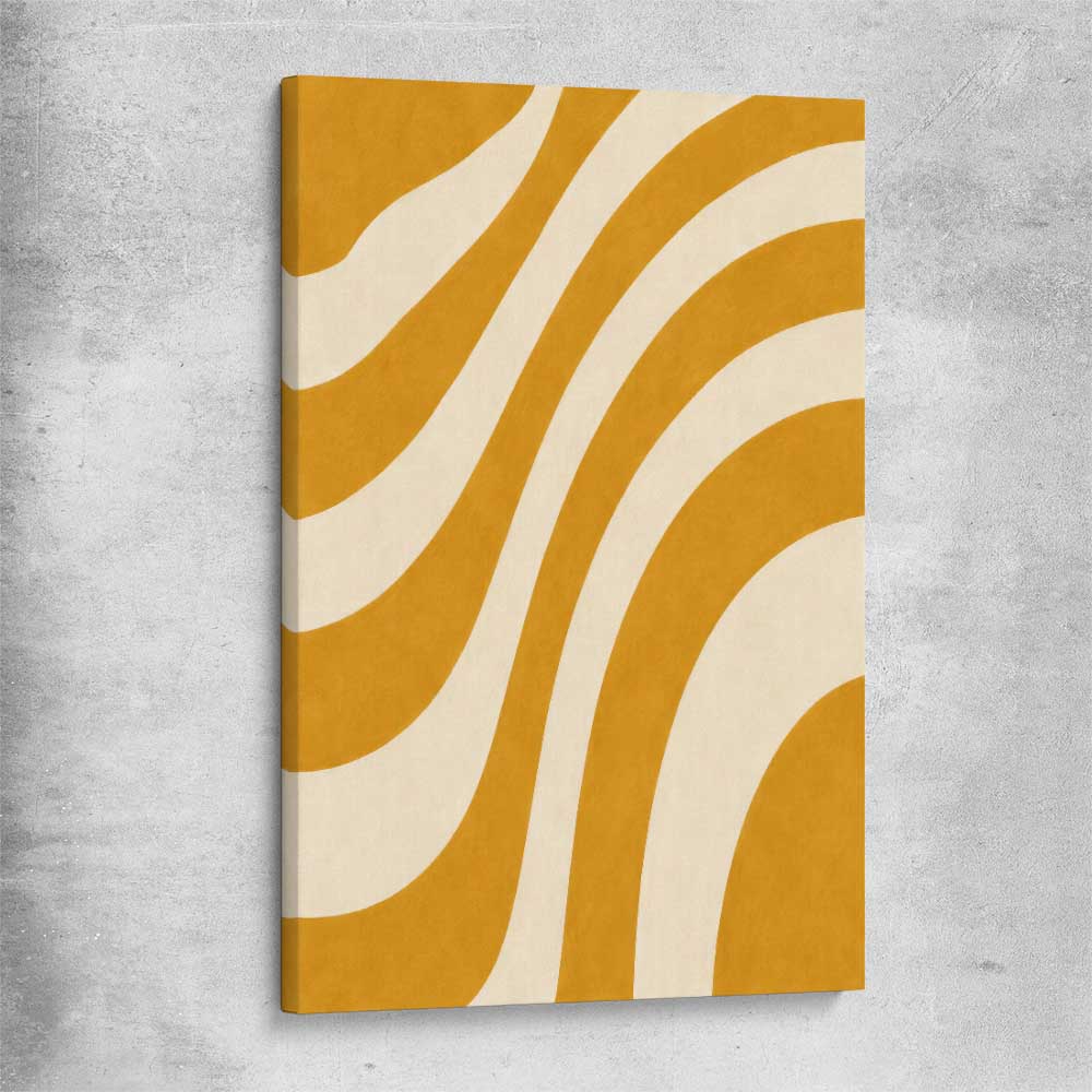Wave Length stretched canvas - part of our high quality canvas abstract wall art collection