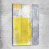Yellow Pastel stretched canvas - part of our high quality canvas abstract wall art collection